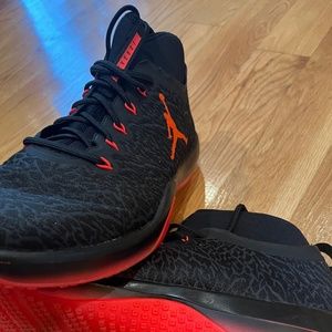 Jordan Black and Red Men's Shoes